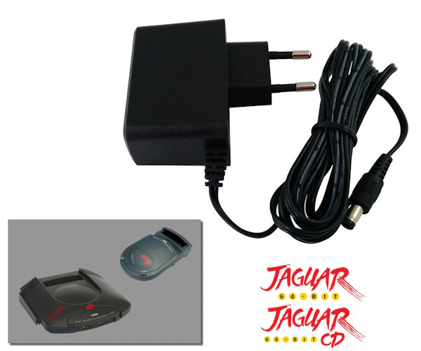 Regulated power supply for Atari Jaguar & Jaguar CD with EU plug