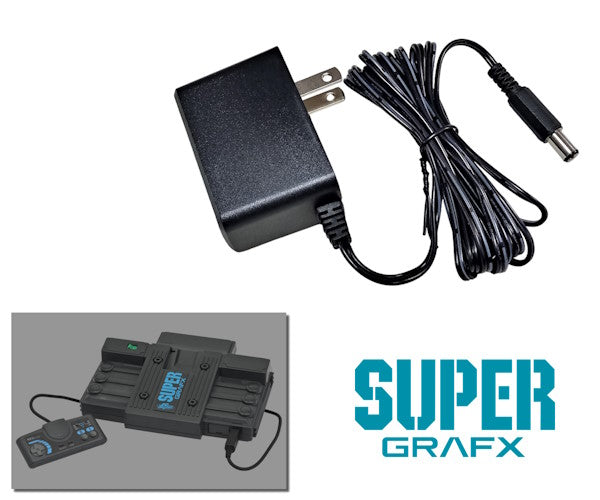 Regulated power supply for NEC PC Engine SuperGrafX with US plug