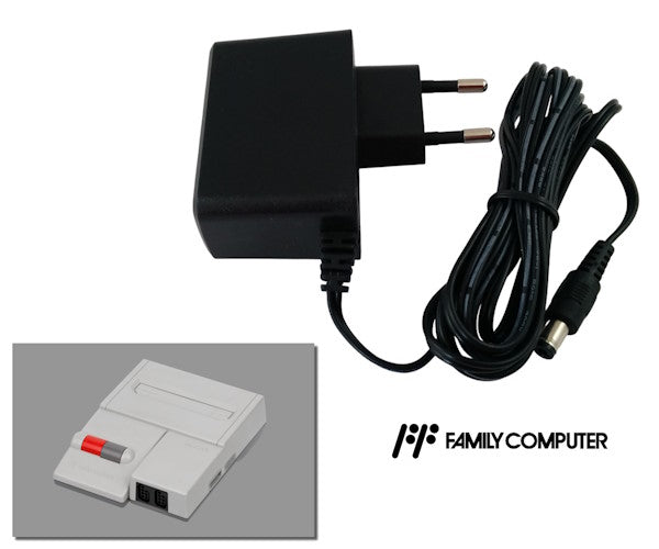 Regulated power supply for Nintendo Famicom AV with EU plug