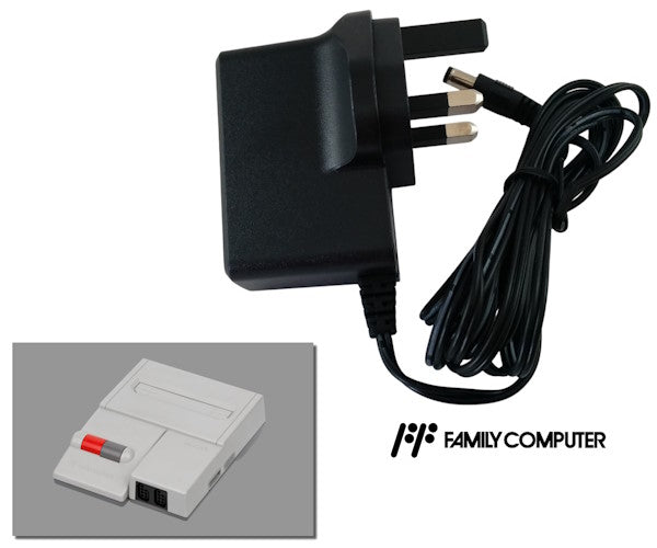 Regulated power supply for Nintendo Famicom AV with UK plug