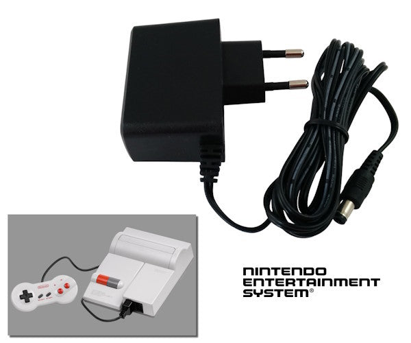 Regulated power supply for Nintendo NES Top Loader / NES 2 with EU plug