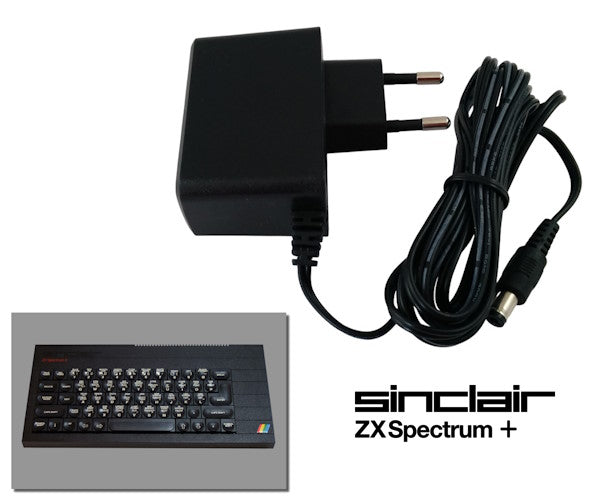 Regulated power supply for Sinclair ZX Spectrum+ with EU plug