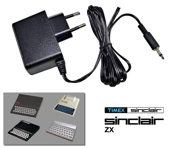 Regulated power supply for Sinclair ZX80, ZX81, Timex 1000 & 1500 with EU plug