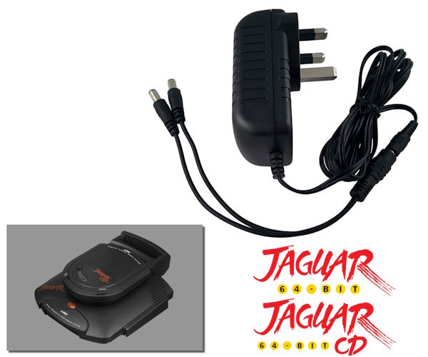 Regulated 2-in-1 power supply for Atari Jaguar + CD with EU plug