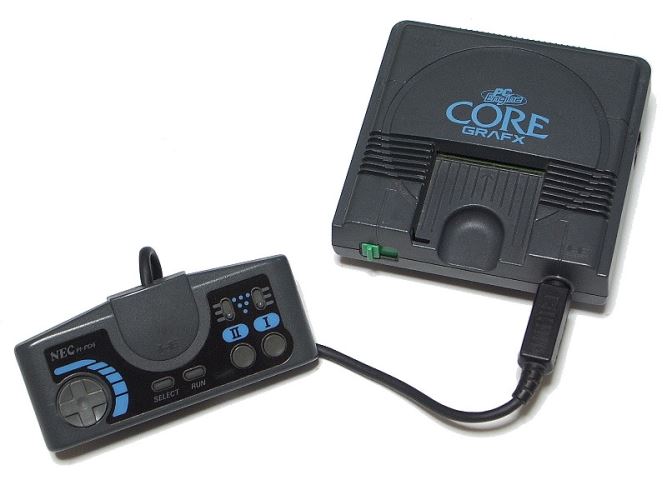 NEC PC Engine CoreGrafX 1 console with one controller