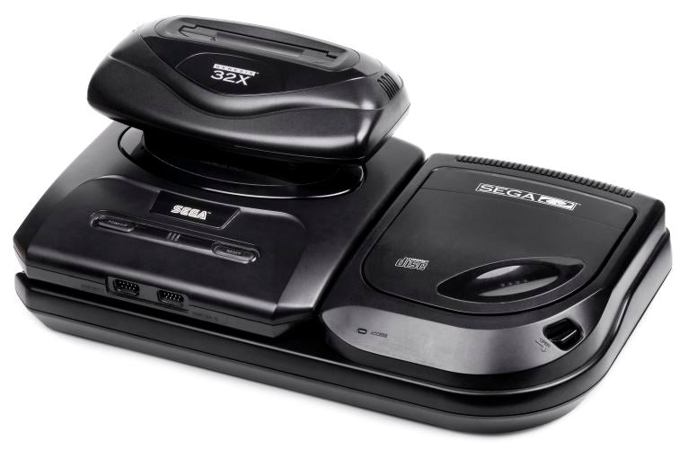 Sega Genesis 2 with Sega CD 2 and Sega 32X add-on