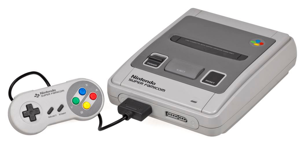 Nintendo Super Famicom console with one controller