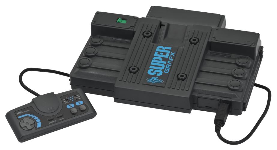 NEC PC Engine SuperGrafX console with one controller