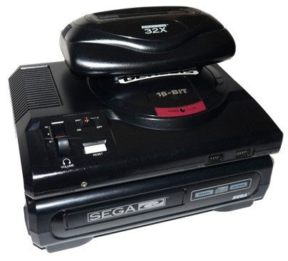 Sega Genesis 1 with Sega CD 1 and Sega 32X add-on